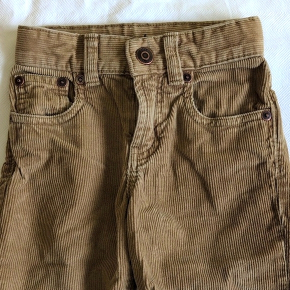 babyGap tan cotton corduroy straight leg pants 12-18 months baby toddler boy - Picture 2 of 9